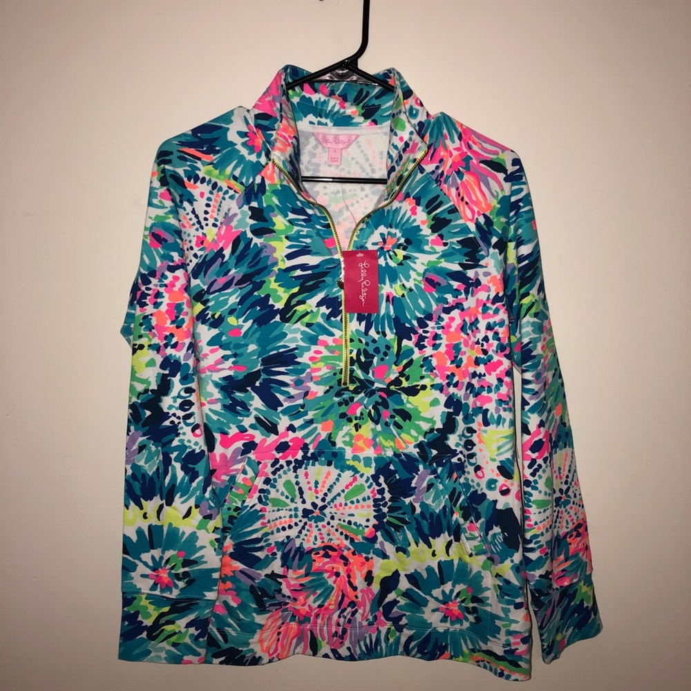 Lilly pulitzer pop over sweatshirt